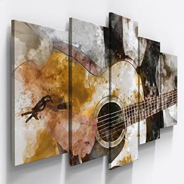 Imagem de Quadros Decorativos Musical Violao Sala Quarto