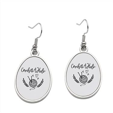 Imagem de Brinco de crochê A Holic – Brincos pendurados para meninas – Presente de festa de aniversário dos namorados