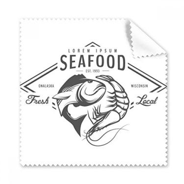 Imagem de Pano de limpeza de pano de limpeza para produtos marinhos, frutos do mar, 5 peças