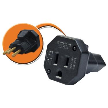 Imagem de Adaptador de Plugue Force Line 4312 - Preto