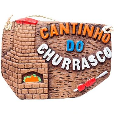 Imagem de Placa de Churrasco Decorativa - Cantinho do Churrasco - Churrasqueira