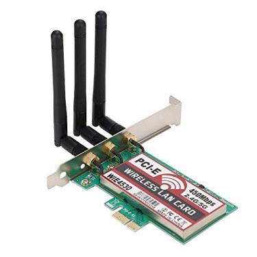 Imagem de Placa sem fio PCIe WiFi, para cartão WiFi Inte 5300 WIE4530, controle principal, placa de rede sem fio, 2,4 G/5 G, banda dupla, 450 Mbps, PCI Express Wi-Fi