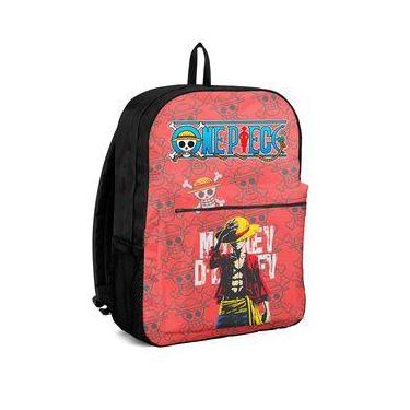 Mochila Infantil De Rodinhas Anime One Piece Luffy Pirata