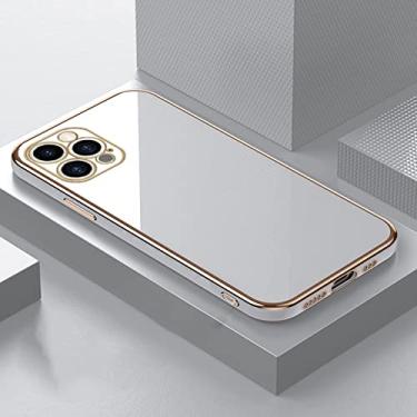 Imagem de Capa macia galvanizada de luxo para Samsung S10 S20 S21 FE S22 PLUS Note10 LITE 20 ULTRA J7PRO A53 A73 23 33 10 13 5G TPU capa, branca, para Samsung S21PLUS 5G