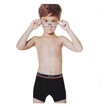 Imagem de Kit 6 Cuecas Boxer Kids Lupo Infantil Algodão 141