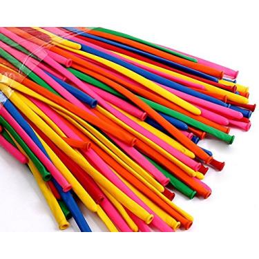 Imagem de king's deal 200 + 5 peças de balões torcidos 260 q. Balões torcidos de cores sortidas - Acessórios profissionais de festa pacotes com 200