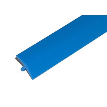 Imagem de T-Molding.com Rolo de 6 m de moldura de plástico azul claro de 3/4" para armários, balcões, prateleiras ou mesas de jogos de arcada