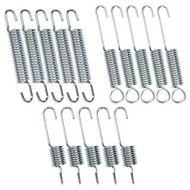 Imagem de AUTUT Conjunto de mola de retorno de suporte de motocicleta, pedal de freio de mola de retorno de pedal de freio de mola, 3 tamanhos 5 peças para cada