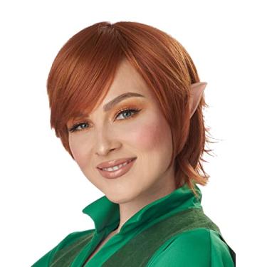 Imagem de California Costumes, Peruca felpuda Peter Pan, marrom Sienna, Sienna Brown, Standard
