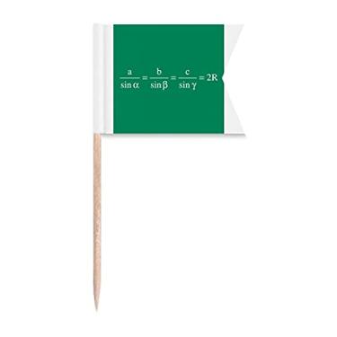 Imagem de Fórmulas matemáticas, para marcação de palito de dente, marcação de rotulagem para bolo de festa, comida e queijos