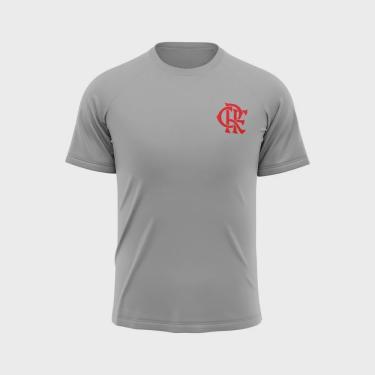 Imagem de Camiseta Braziline Flamengo Cloak - Cinza