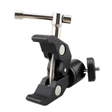 Imagem de MOOKEENONE Clamp Mount Mini Ball Head 1/4"-20 for DSLR Camera Tripod Monitor