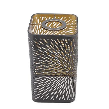 Imagem de Capa de abajur de mesa, abajur removível de ferro forjado design oco para suporte de lâmpada E27 para suporte de lâmpada E26