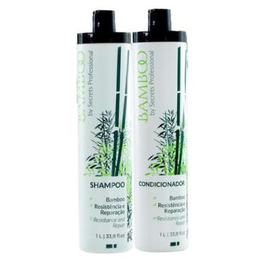 Imagem de Kit Profissional Para Reparação Capilar Bamboo Secrets Shampoo E Condi