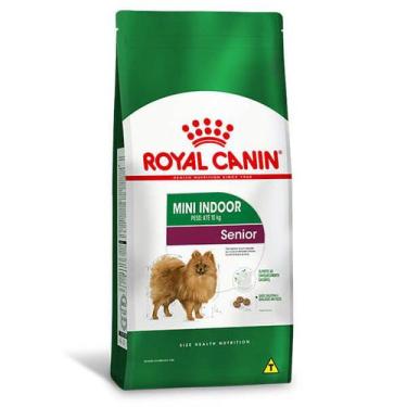 Imagem de Ração Royal Canin Mini Indoor Adult Senior Cães Adultos Mais 8 Anos 7,