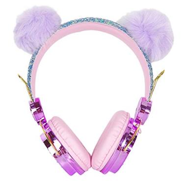 Imagem de Anime Glitter Crianças Crianças Headphone Ajustável Headband Para