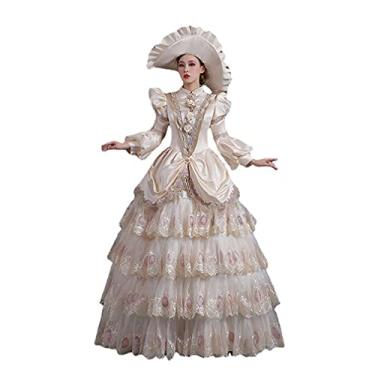 Imagem de Women's Elegant Recoco Victorian Dress Costume Ball Gowns BELLE of the BALL COSTUME Gown  (3XL, Reto8)