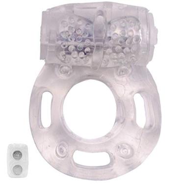 Imagem de ANEL VIBRADOR PENIANO BORBOLETA TRANSPARENTE