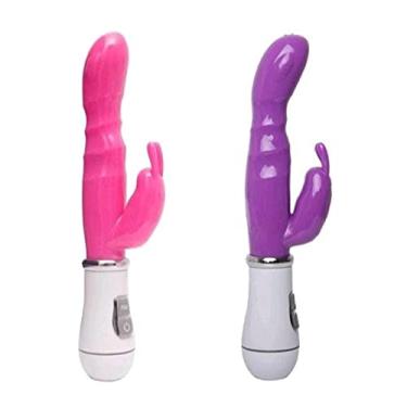 Imagem de Massageador Feminino Vibrador Jelly Rabbit Duplo Motor 10 Vibrações