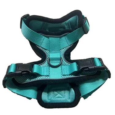 Imagem de Dressnu Arneses para filhotes Peitoral para cães pequenos coleira de gato coleira de gatinho azul lago P