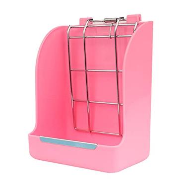 Imagem de PETSOLA Suporte para Alimentação de Coelhos para Animais Pequenos Pendurados para, Cor de rosa