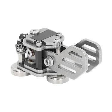 Imagem de Chave de código morse, botões ajustáveis de palheta dupla, mini chave CW, distância ajustável, comutação esquerda-direita, 3,5 mm, chave de telégrafo automática estéreo padrão