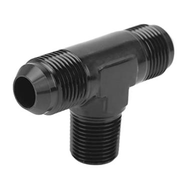 Imagem de Adaptador de T, encaixe de conector em T, fácil instalação, acabamento anodizado construção forte para tubo (8AN a 3/8 NPT)