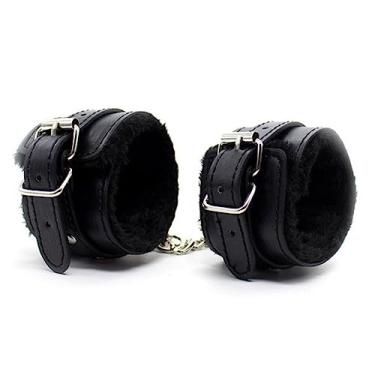 Imagem de Algemas Sexual Brinquedos Sexuais para Casais Adultos Acessórios Eróticos (Preto)