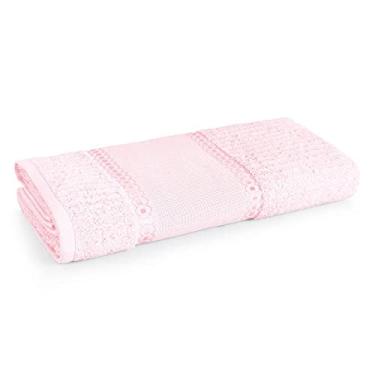 Imagem de TOALHA DE BANHO P/BORDAR PASSA FITAS I-ROSA