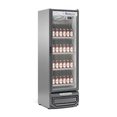 Imagem de Refrigerador Expositor Vertical 45 Litros Inox 127V Gelopar GCBC-45 TI