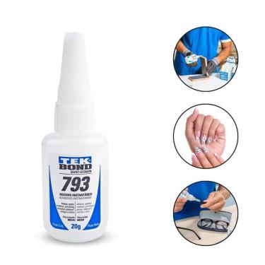 Imagem de Super Cola Instantânea Tek Bond 793 20g Adesivo Versátil