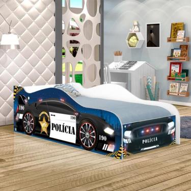 Imagem de Cama Carro Pol cia Kids Infantil