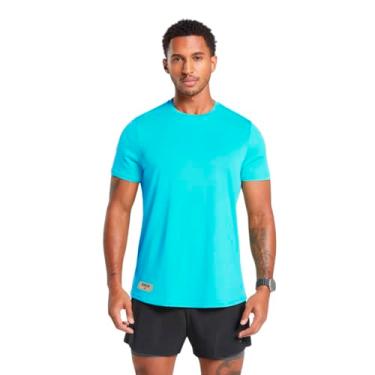 Imagem de Camiseta Masculina Dry Fit Sport Premium Azul Piscina