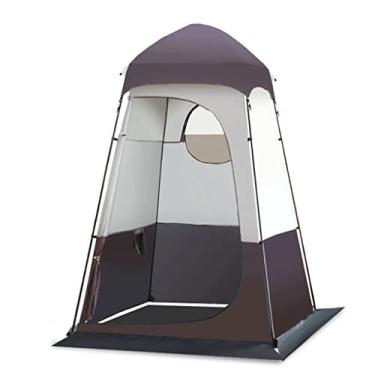 Imagem de Guarda-roupa Vestiário à prova d'água Portátil Espaçoso Vestiário Barraca Removível Privacidade Ao Ar Livre Instantânea Chuveiro Barraca Acampamento Banheiro armário