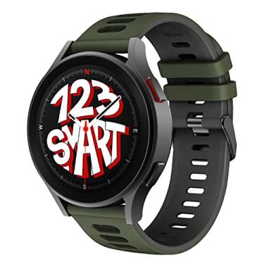 Imagem de Pulseira de Silicone Esportiva Marca 123Smart Compatível com Galaxy Watch 7 Watch 4 Watch 5 Watch 6 Pro R900 R910 R920 R905 R915 R925 40mm 43mm 44mm 45mm 47mm 46mm