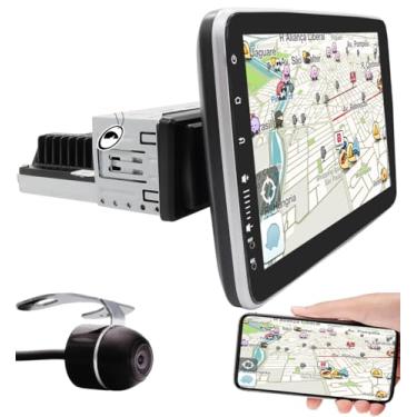 Imagem de Multimídia Traseira 1 Din 9" Polegadas Tela Rotativa H-Tech HT-9290CA 2GB Ram 32GB + Câmera de Ré