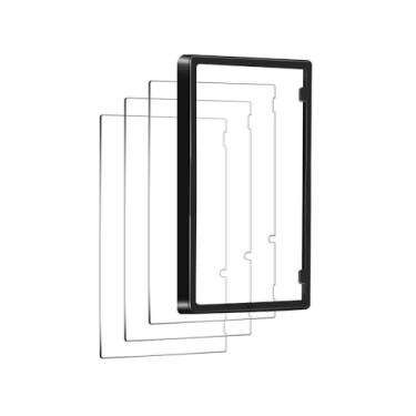 Imagem de rapell Pacote com 3 protetores de tela de vidro compatíveis com protetor de tela de vidro temperado premium Switch