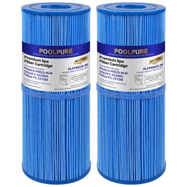 Imagem de POOLPURE Filtro de spa PRB25-IN-M substitui Unicel C-4326RA, Guardian 413-106, Filbur FC-2375M, 3005845, 17-2327, 100586, 33521, 25392, 817-2500, 5X13 filtro spa, 25, 25X1, 25 Pacote