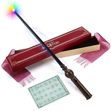 Imagem de ShinySong Rechargeable Light Up Wizard Wand with Gradient Lighting,Illuminating Magic Witch Wands for Kids Halloween Christmas Cosplay Party, Sphere