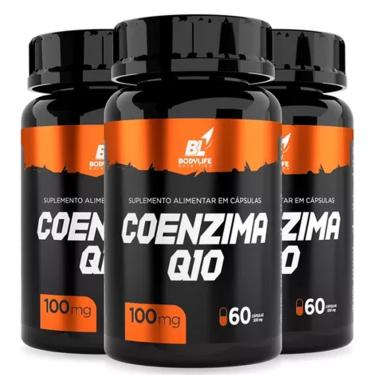 Imagem de 3x Coenzima Q10 100mg 60 Cápsulas - Nutrivale-Unissex