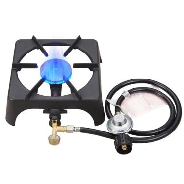 Imagem de Vivicreate 20000 BTU Propano Jardim Caminhadas Acampamento Fogão ao Ar Livre Fogão com Regulador listado CSA e mangueira de gás (1)