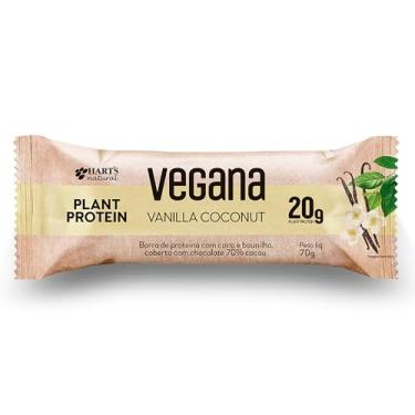Imagem de Hart's Natural Oficial Barra De Proteína Vegana Vanilla & Coconut 70G