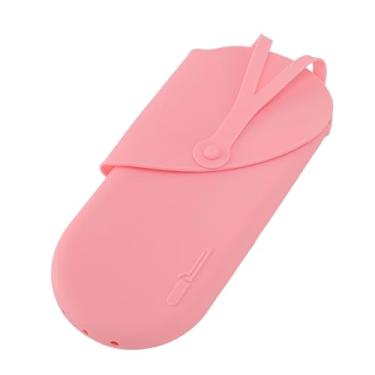 Imagem de Almofada Isolada de Silicone do Ferro de Ondulação, Furos de Dissipação de Calor Com Fechamento Instantâneo, Bolsa de Esteira Resistente Ao Calor Profissional para Casa (Rosa)
