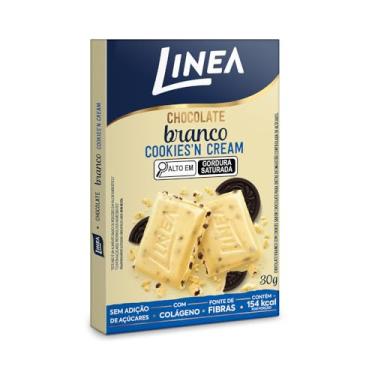 Imagem de Chocolate Individual Branco Cookies'n Cream Linea 30g