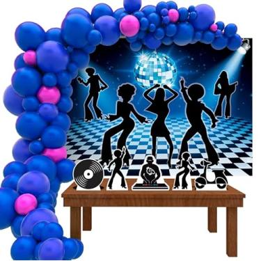 Imagem de Kit Decoração Festa de Aniversário Infantil Anos 80 70 60