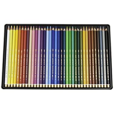 Imagem de Koh-I-Noor Conjunto de lápis de desenho Polycolor, 36 lápis de cor sortidas em lata, 1 cada (FA3819.36)