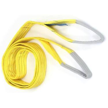 Imagem de Cinta Elevaçao Carga 3 Toneladas 5 Metros Reforçada Guincho Guindaste Reboque Resistente