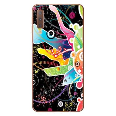 Imagem de Capa Adesivo Skin058 Verso Para Samsung Galaxy A7 2018 - KawaSkin