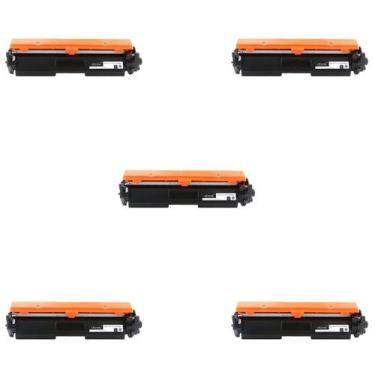Imagem de Kit 5x Toner Compatível CF217A 17A M130FW M102W M130  1.6K - Maxtoneri