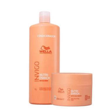 Imagem de Kit Nutri-Enrich Condicionador 1L e Máscara 150ml - Wella - Wella Prof